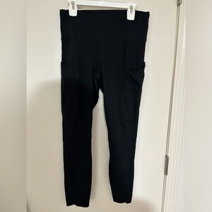 Lululemon Athletica Black Leggings with Side Pocket
